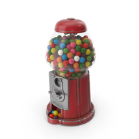 Vintage Old Gumball Machine PNG & PSD Images