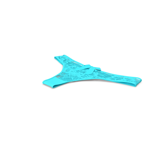Lace Thong with Bow Accent PNG & PSD Images