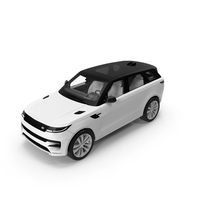 Range Rover Luxury Sport SUV White PNG & PSD Images