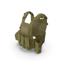 Ranger Plate Carrier MOLLE Green PNG & PSD Images