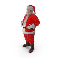 Santa Claus Character With Fur PNG & PSD Images