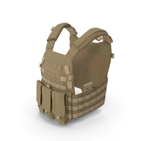 Modular Coyote Carrier Vest Brown PNG & PSD Images