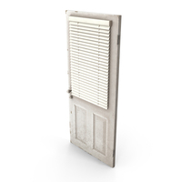 Old Front Door With Blinds PNG & PSD Images