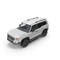 Toyota Land Cruiser 250 White PNG & PSD Images