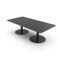 Black Minimal Rectangle Table PNG & PSD Images
