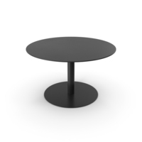 Black Minimal Round Table PNG & PSD Images