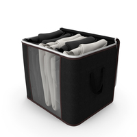 Storage Bag with Folded Hoodies PNG & PSD Images