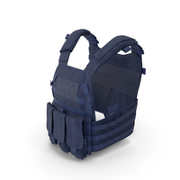 Tactical Plate Carrier Blue PNG & PSD Images