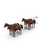 Team Of Four Breast Collar Harness PNG & PSD Images