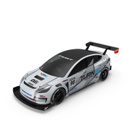 Tesla Model 3 Racing Car PNG & PSD Images