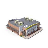 Unbranded Fast Food Building PNG & PSD Images