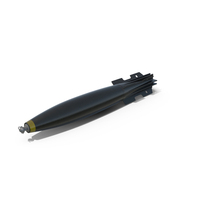 Unguided Aerial Bomb Model PNG & PSD Images