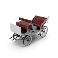Vintage Horse Wedding Carriage PNG & PSD Images