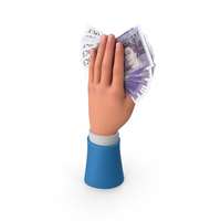 Bill England 20 Pounds Money Notes Cash Hand Hold PNG & PSD Images