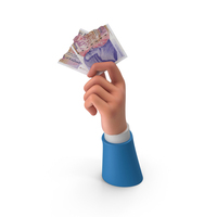 Cash England 20 Pounds Money Split Note Hand Hold PNG & PSD Images