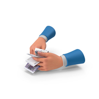 Counting England 20 Pounds Money Notes Hand Hold PNG & PSD Images