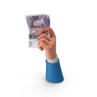 England 20 Pounds Money Bill Notes Hand Hold PNG & PSD Images