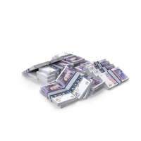 England 20 Pounds Money Lots Arranged PNG & PSD Images