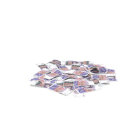 England 20 Pounds Money Notes Bill Pile Ground PNG & PSD Images