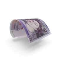 England 20 Pounds Note Fly Money PNG & PSD Images