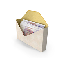 Envelop With England 20 Pounds Money Notes Currency Mail PNG & PSD Images