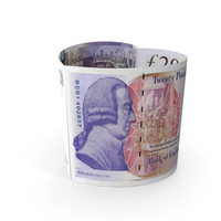 Heart Shape England 20 Pounds Note PNG & PSD Images