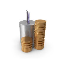 Save England 20 Pounds Money Notes Gold Coins Box PNG & PSD Images
