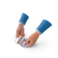 Single England 20 Pounds Money Note Give Hand Hold PNG & PSD Images