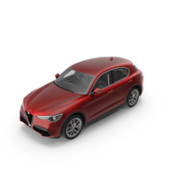 Alfa Romeo Stelvio Red PNG & PSD Images