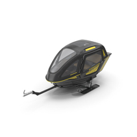 Black Passenger Sled Snowcruiser Expedition PNG & PSD Images