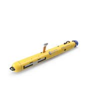Bluefin Robotics Unmanned Underwater Vehicle PNG & PSD Images