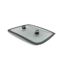Car Rear Glass With Vacuum Cups PNG & PSD Images