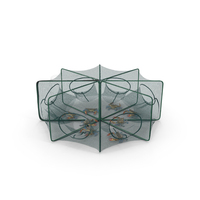 Collapsible Fishing Net Cage With Crawfish Inside PNG & PSD Images