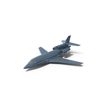 Dassault Falcon 900 Jet Simplified No Chassis PNG & PSD Images