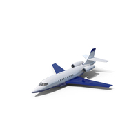 Plane Dassault Falcon 2000 Simplified No Chassis PNG & PSD Images