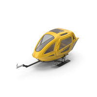 Snowcruiser Expedition Passenger Sled Yellow PNG & PSD Images