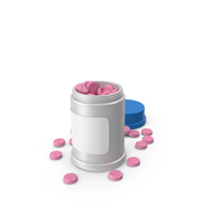 Bottle With Medicine PNG & PSD Images