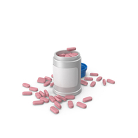 Bottle With Medicine PNG & PSD Images