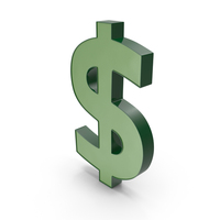 Dollar Symbol Green PNG & PSD Images