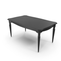 Black Classic Dining Table PNG & PSD Images