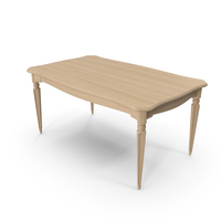 Light Wood Classic Dining Table PNG & PSD Images