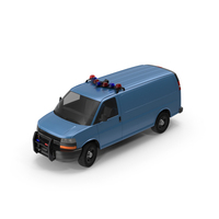 Police Van Blue Generic PNG & PSD Images