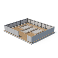 Construction Site With Building Foundation PNG & PSD Images