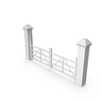 Wooden Gate Old Grey PNG & PSD Images