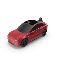 Electric Ride-On Car Model S Red PNG & PSD Images