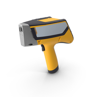 Handheld XRF Metal Analyzer Yellow PNG & PSD Images