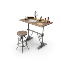 Occultists Writing Desk PNG & PSD Images