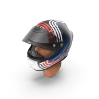 Male Head in Helmet PNG & PSD Images
