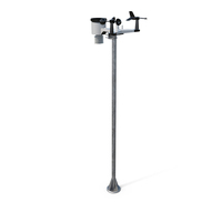 Weather Station Wireless Outdoor Weather Pole PNG & PSD Images