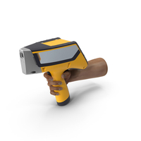 Portable XRF Scanner Held By Man PNG & PSD Images